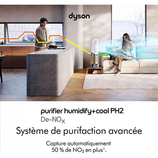 Purificateur d'air, ventilateur, humidificateur DYSON Humidify +Cool PH2 De-Nox