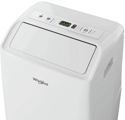 Whirlpool PACF29HP W Climatiseur Mobile Réversible 9000BTU 62dB, Blanc (PACF29HPW)